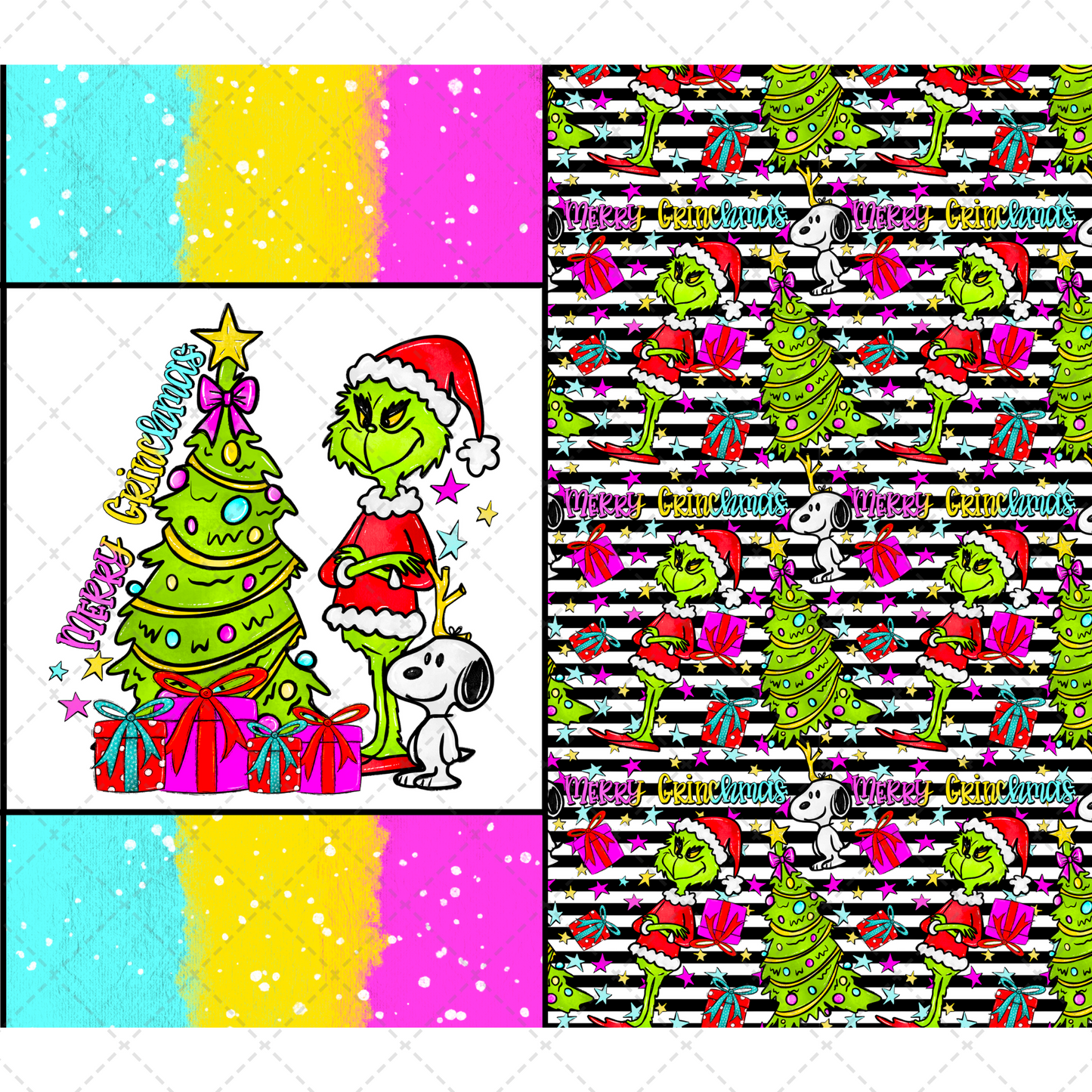 Merry Gmas Tumbler Transfer