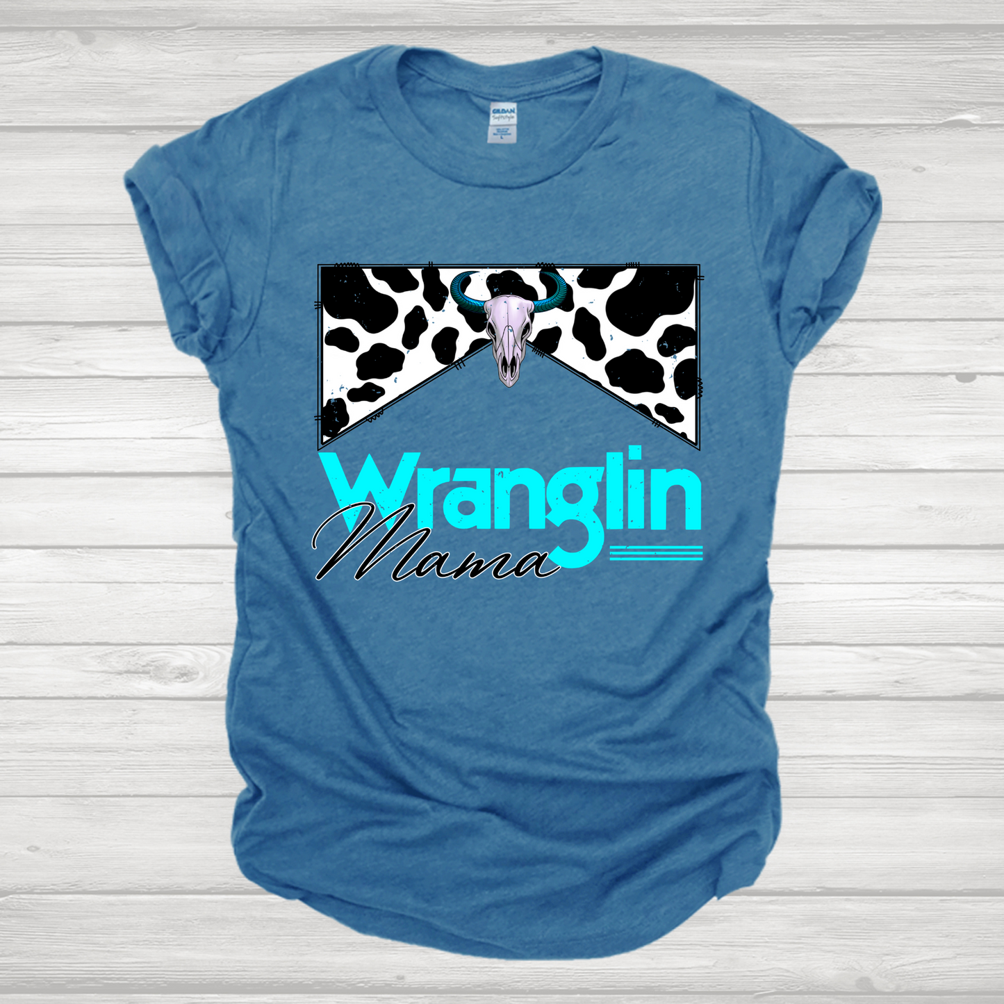 Wranglin' Mama Sea Foam Transfer