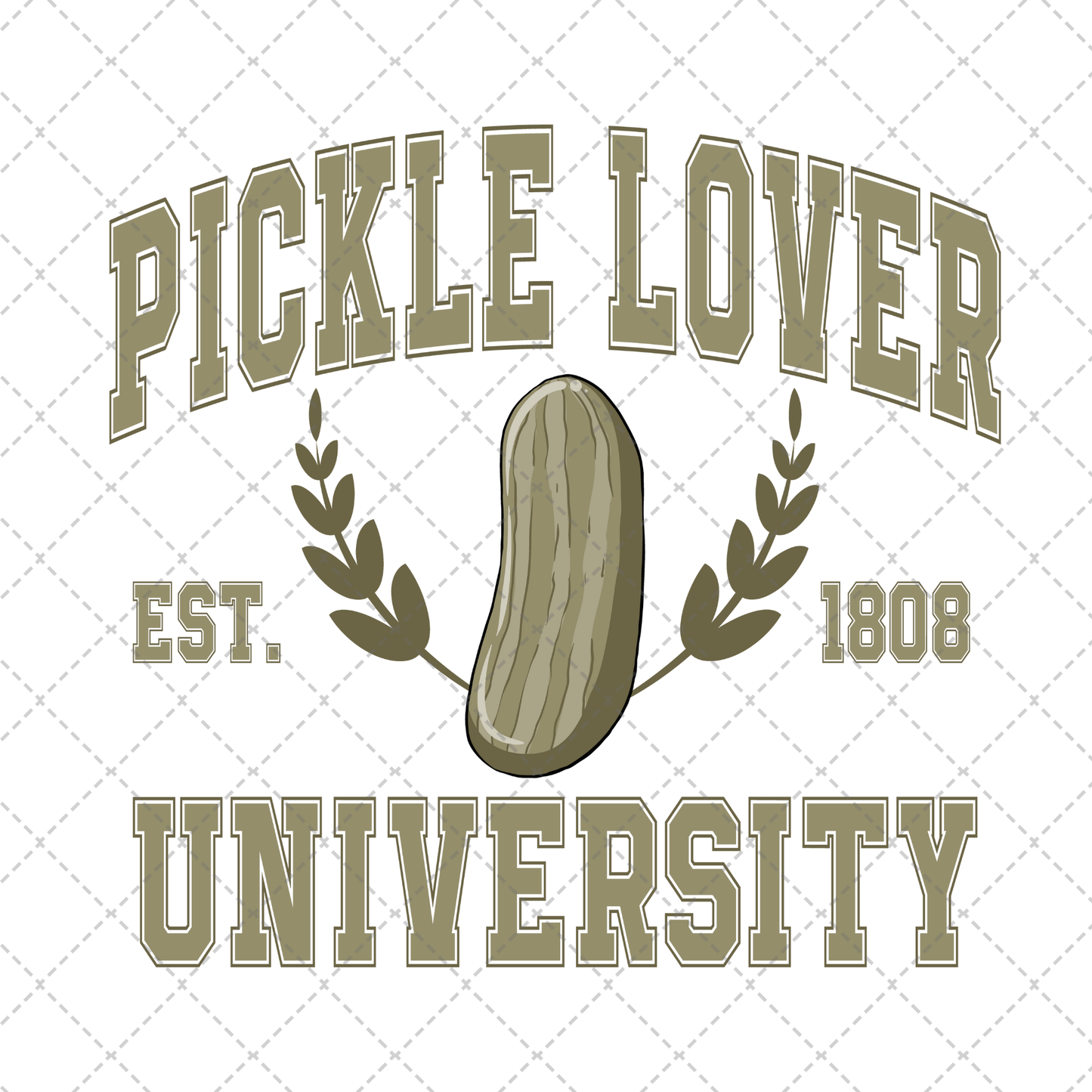 Pickle Lover University Transfer