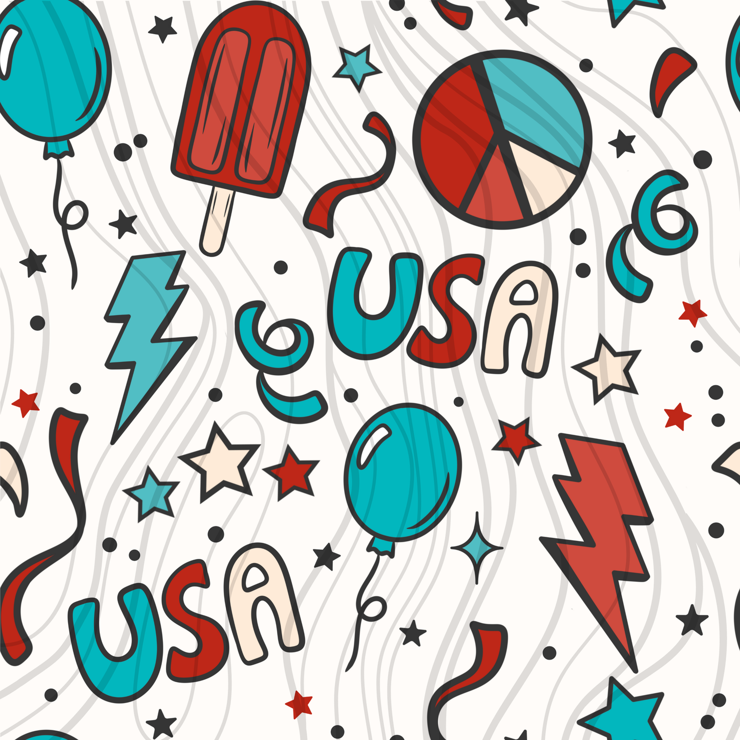 Boy USA Seamless Transfer
