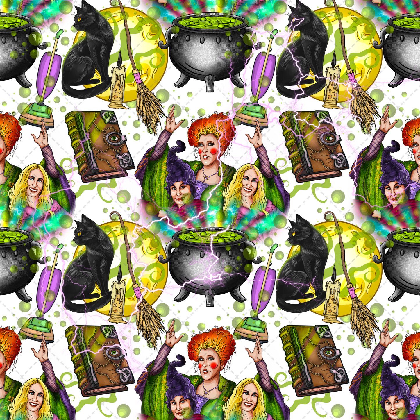 Witches Are Back Seamless Tumbler Wrap