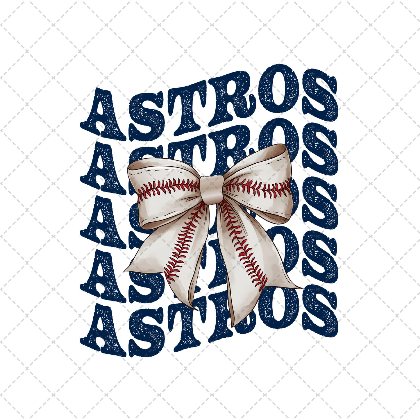Astros Coquette Transfer ** TWO PART* SOLD SEPARATELY**