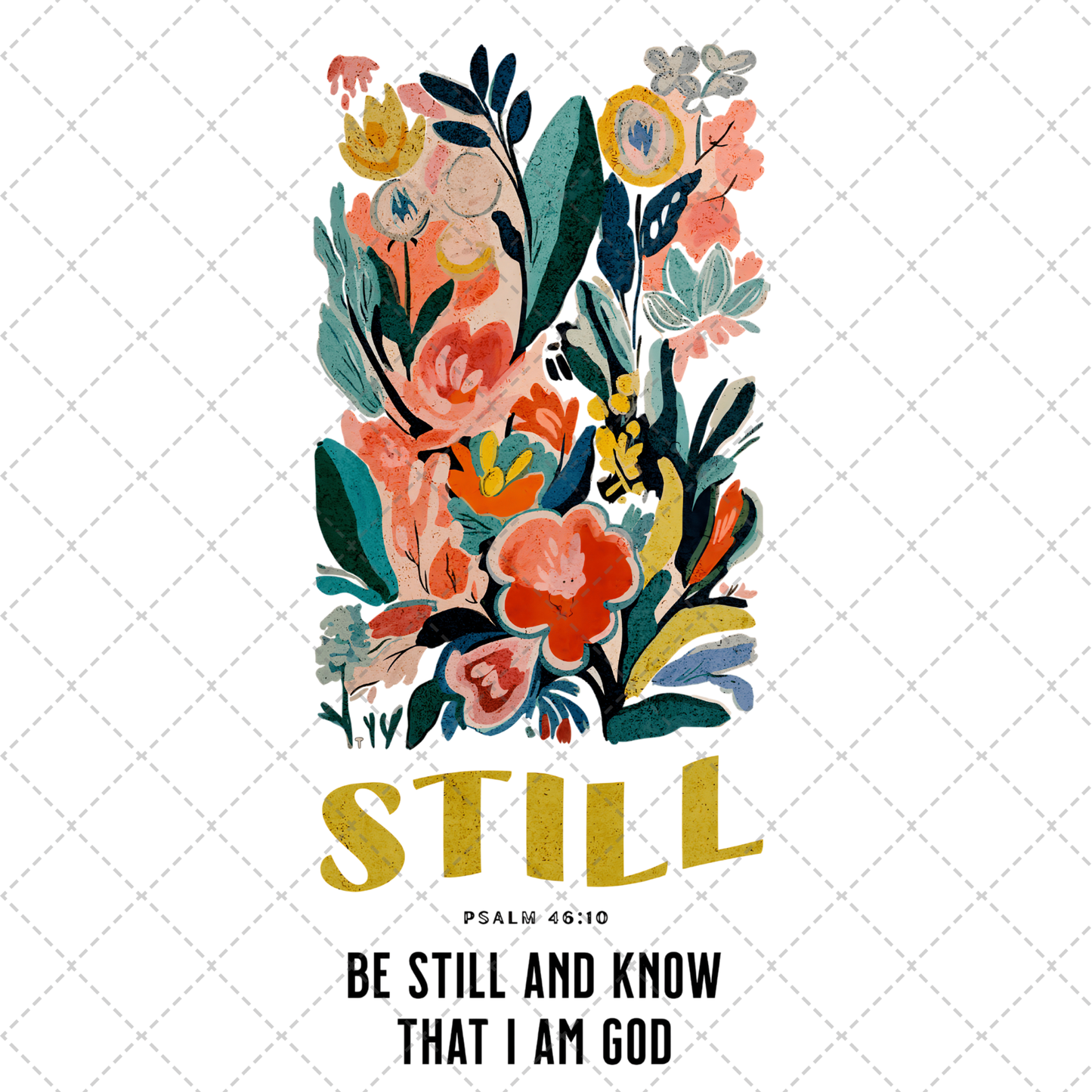Be Still And Know I Am God ** TWO PART* SOLD SEPARATELY**