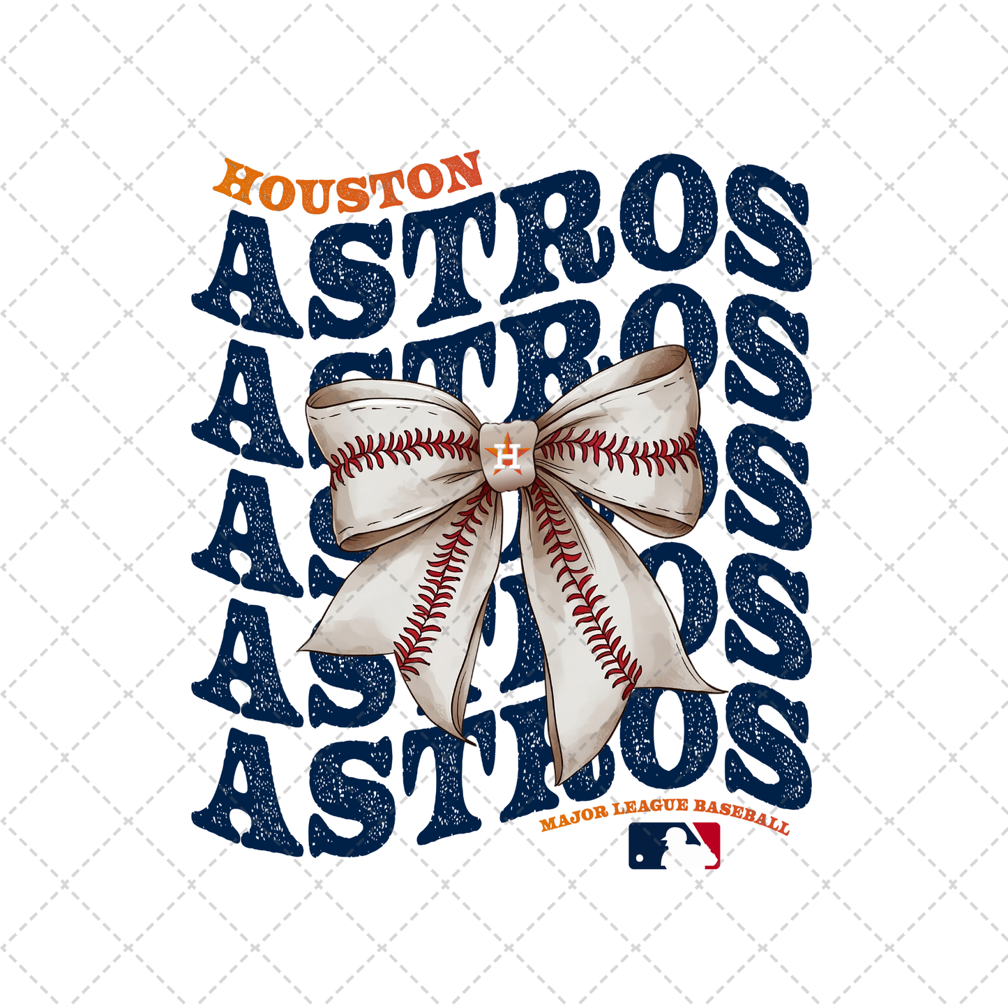 Astros Coquette Transfer ** TWO PART* SOLD SEPARATELY**