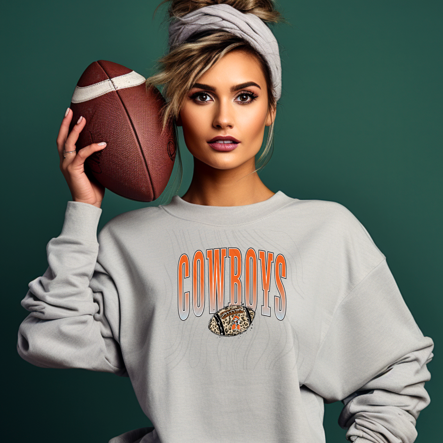 Cowboy Huge Football Tall Transfer