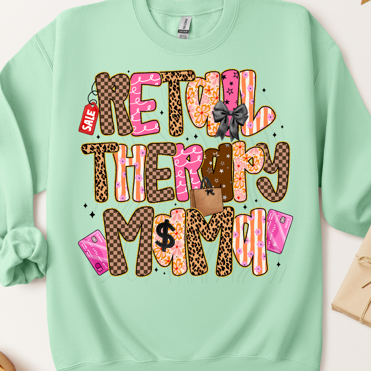 Retail Therapy Mama Transfer**SOLD SEPARATLEY**