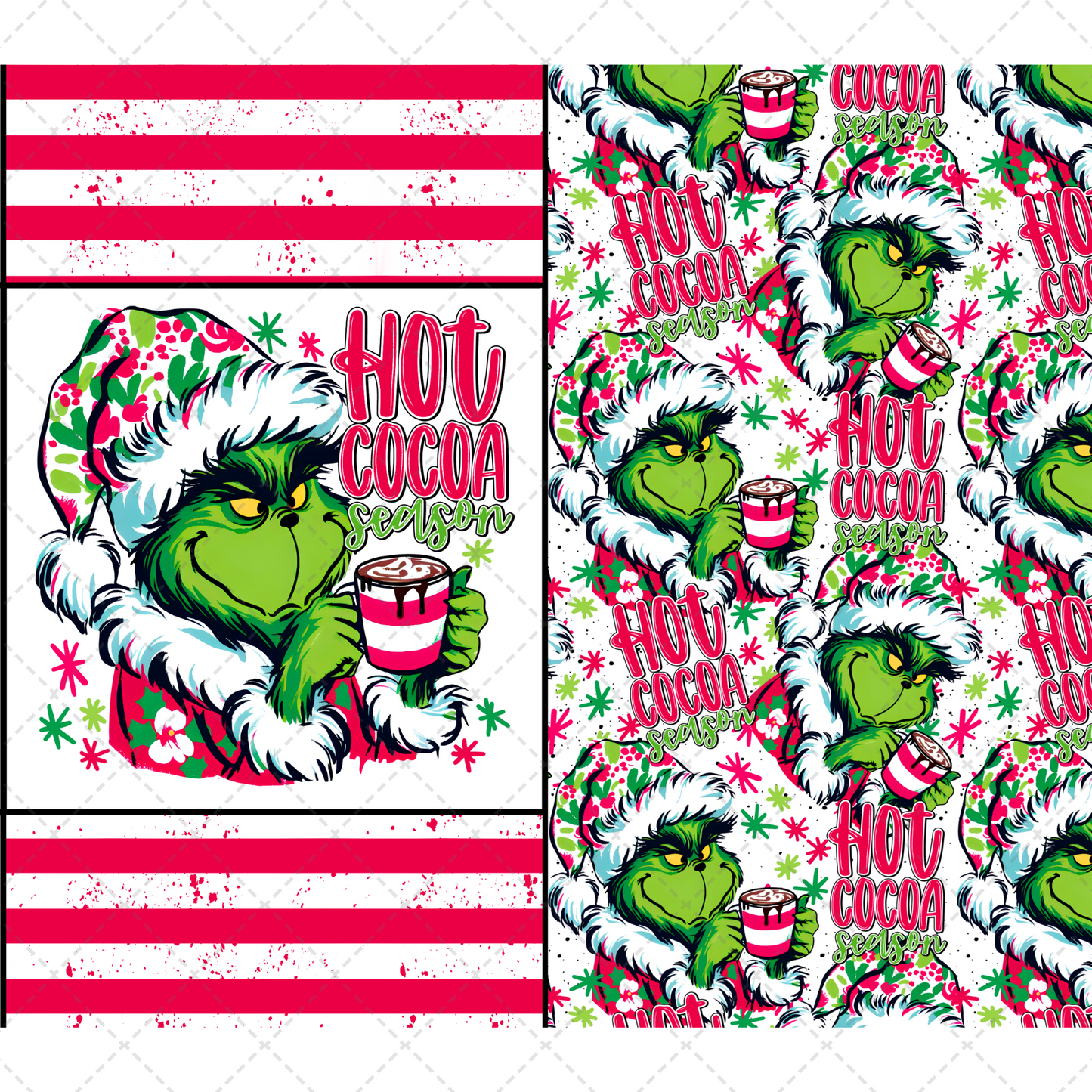 Hot Cocoa Season Tumbler Transfer