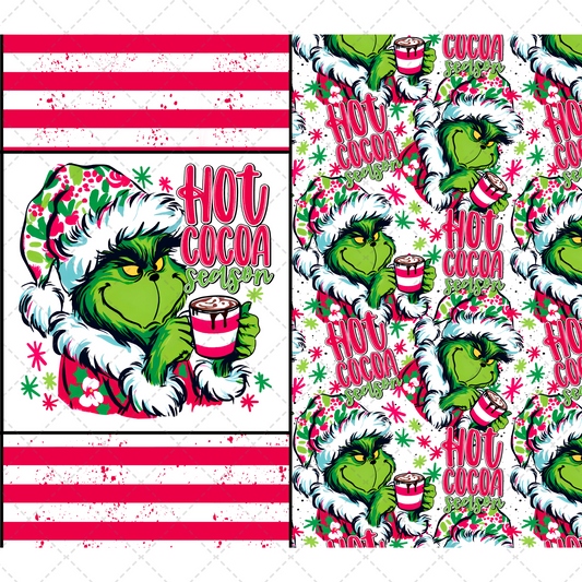 Hot Cocoa Season Tumbler Transfer