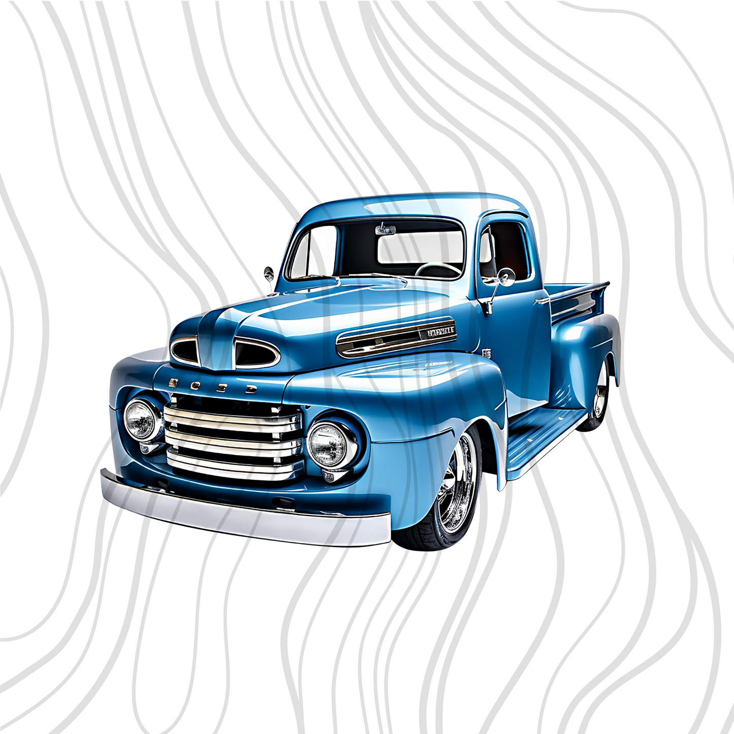 Blue Classic Truck Transfer