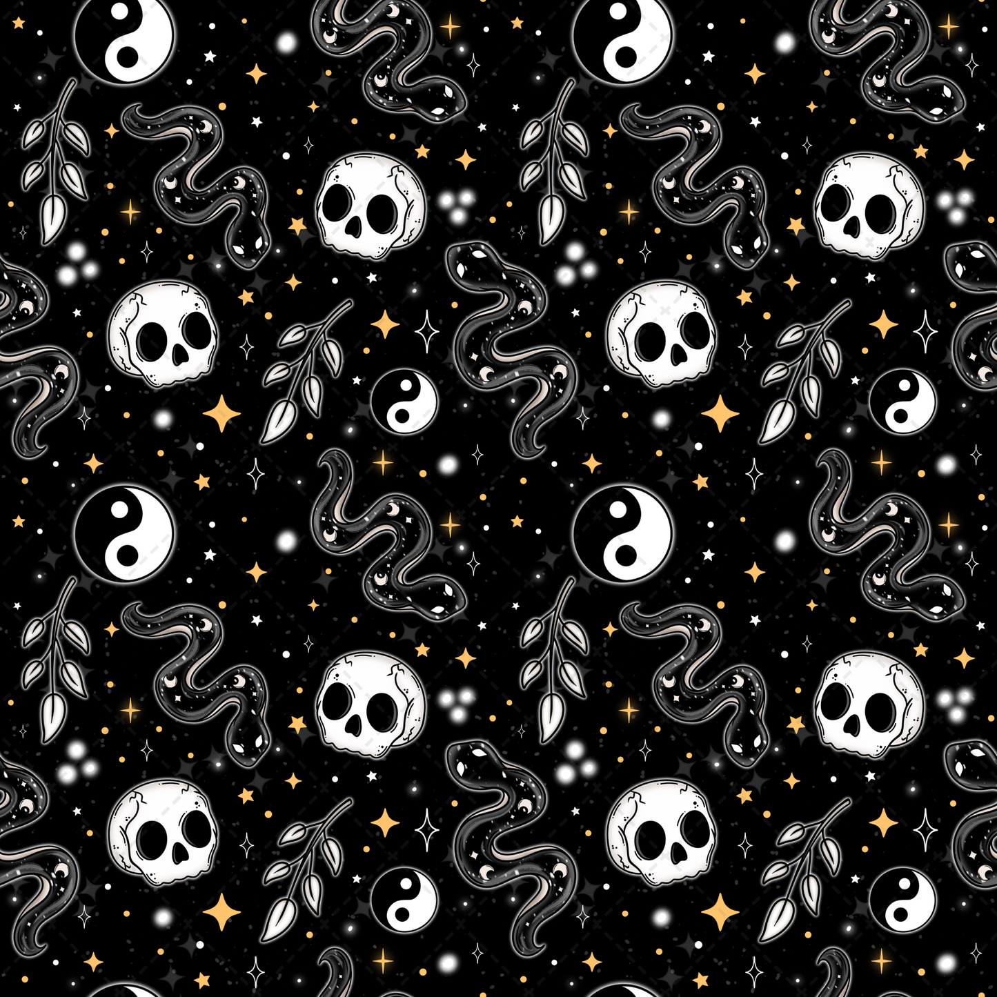 Snake Skellie Seamless Tumbler Wrap