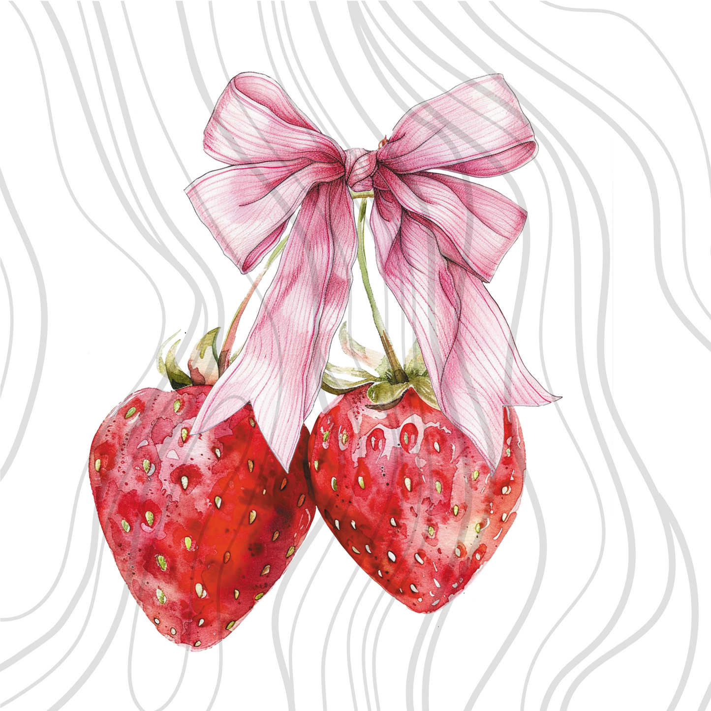 Strawberry Coquette Transfer
