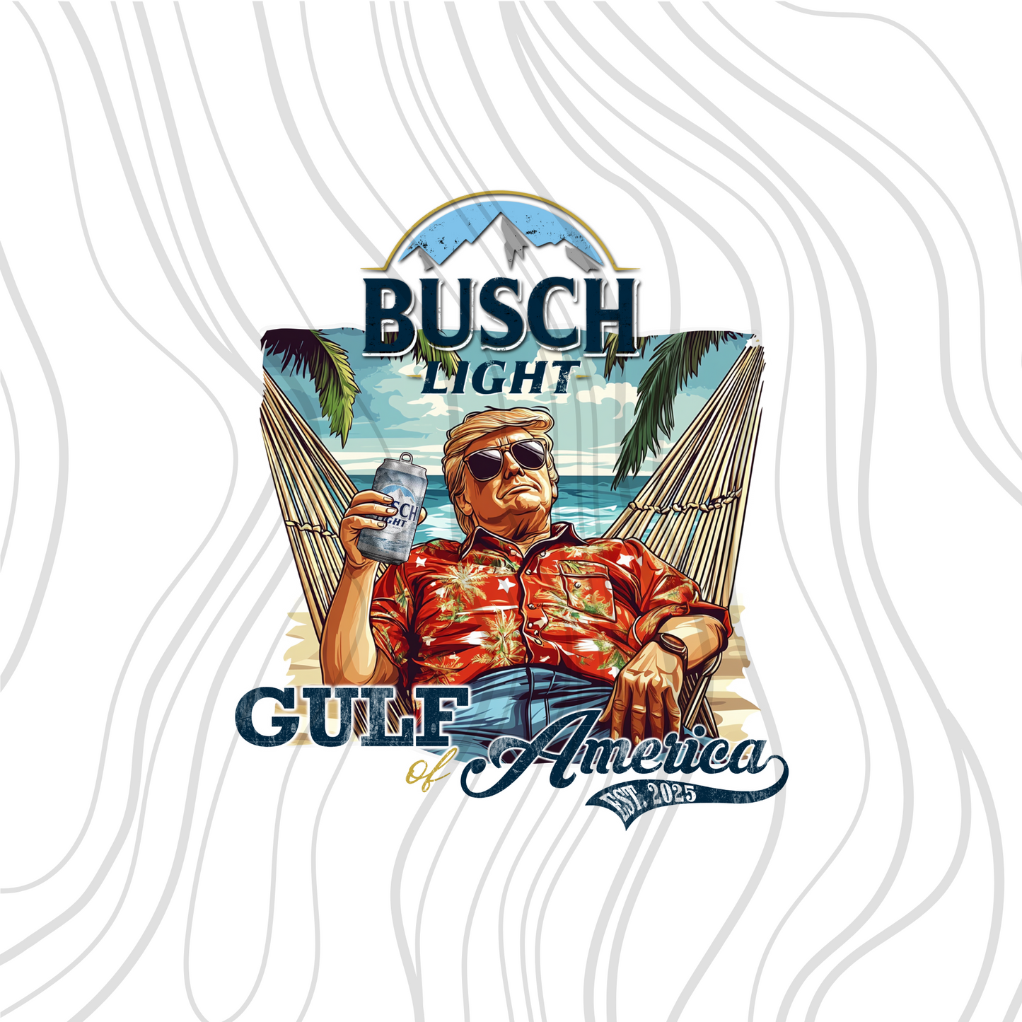 Busch Gulf Of America Transfer ** TWO PART* SOLD SEPARATELY**