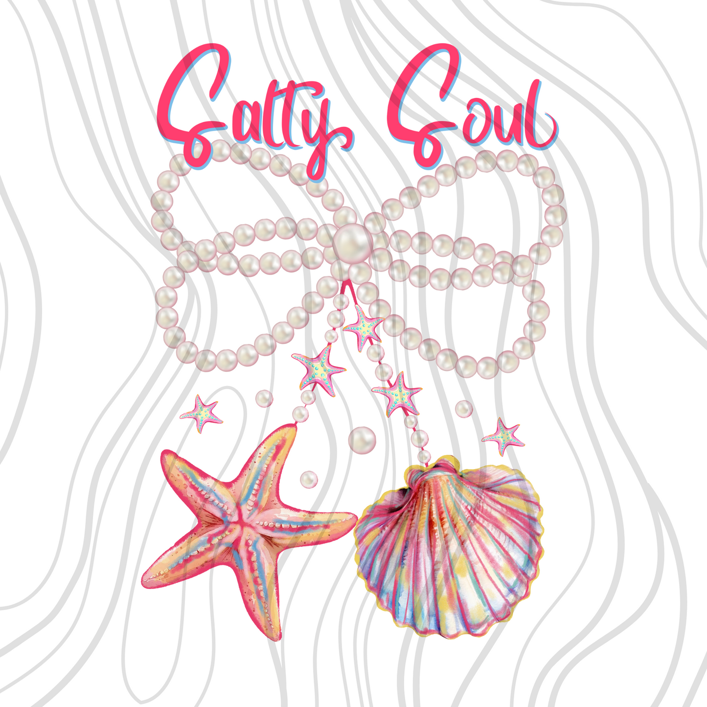 Salty Soul Pearl Pink Transfer