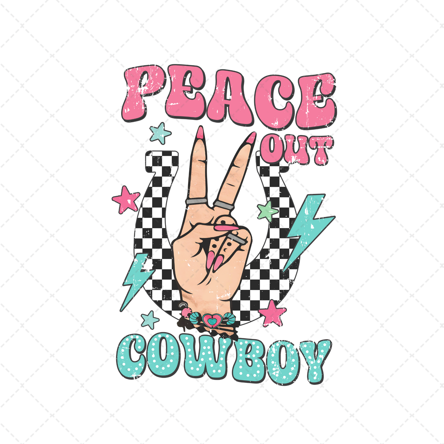 Peace Out Cowboy Transfer