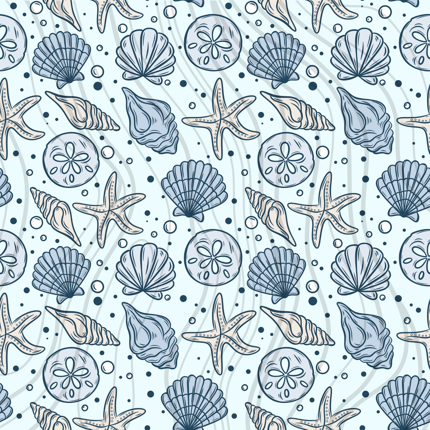 Blue Shells Seamless