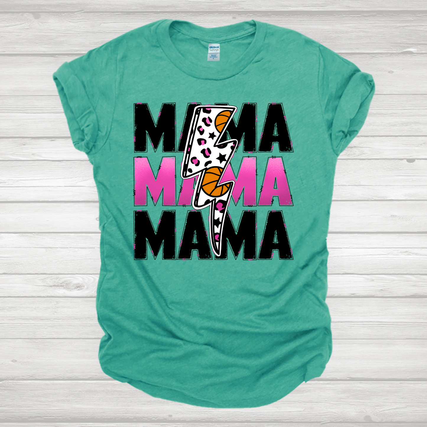 Basketball Mama Pink Transfer