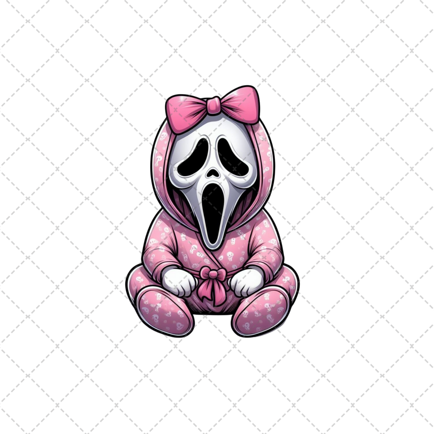 Pink Scream Spooky Fam ** MULTI PART** SOLD SEPARATELY** Transfer