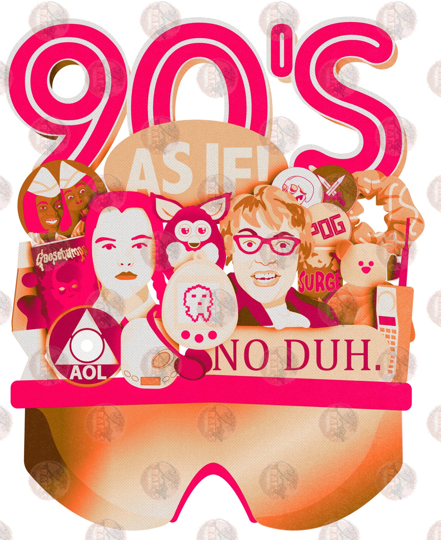 90's Characters - Sublimation Transfer