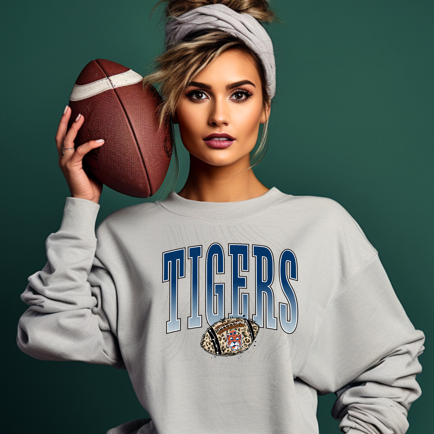 Tiger Huge Football Tall Transfer