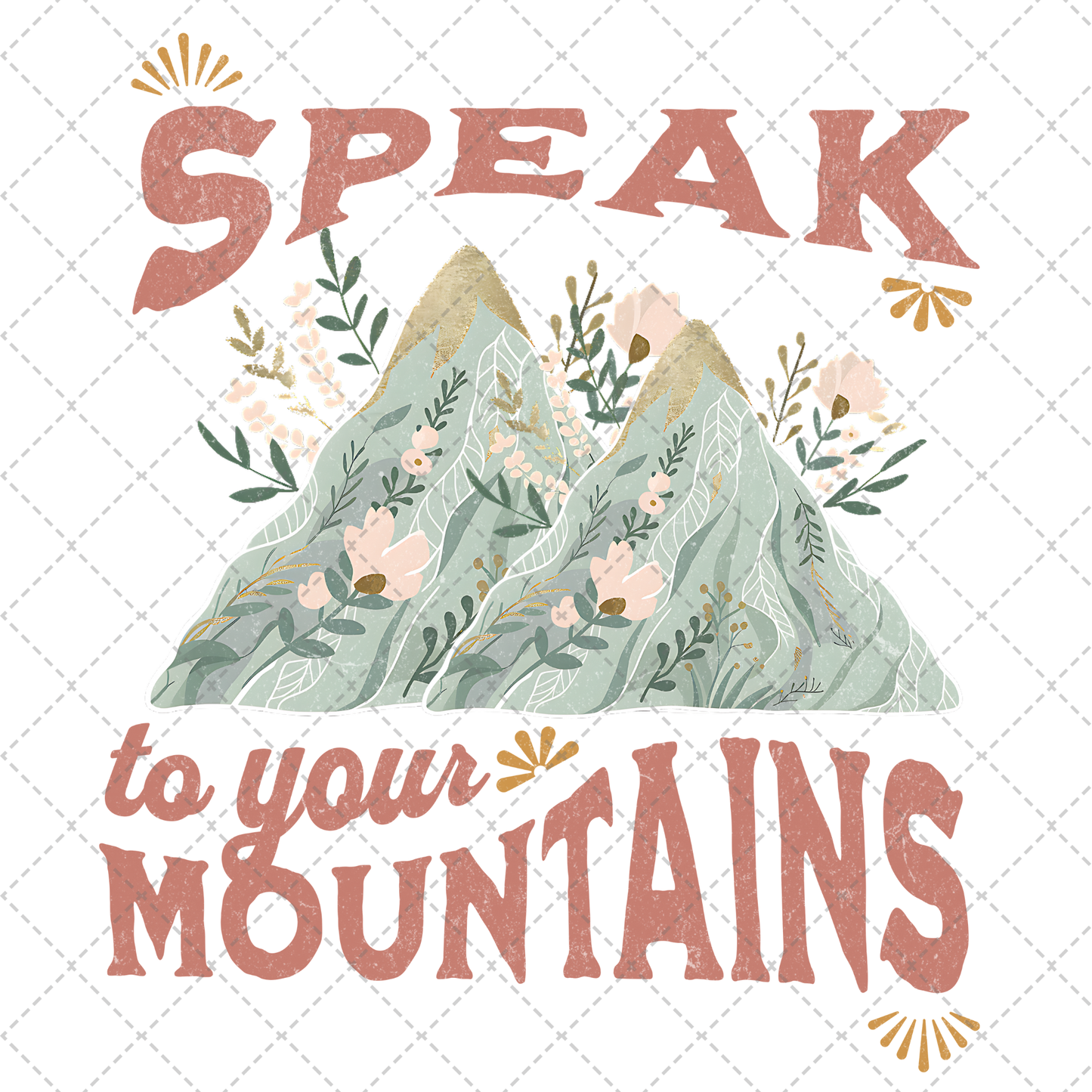 Speak To Your Mountains ** TWO PART* SOLD SEPARATELY**
