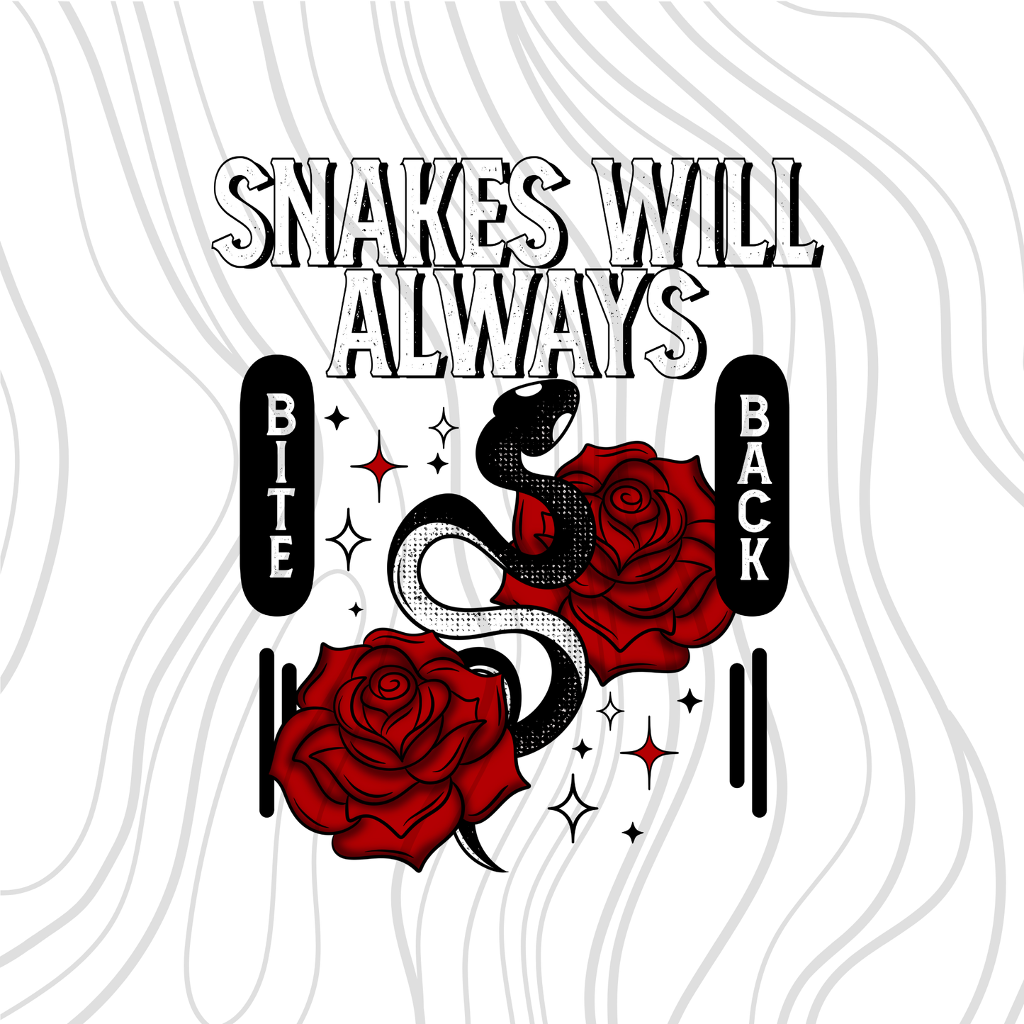 Bite Back Transfer ** TWO PART* SOLD SEPARATELY**