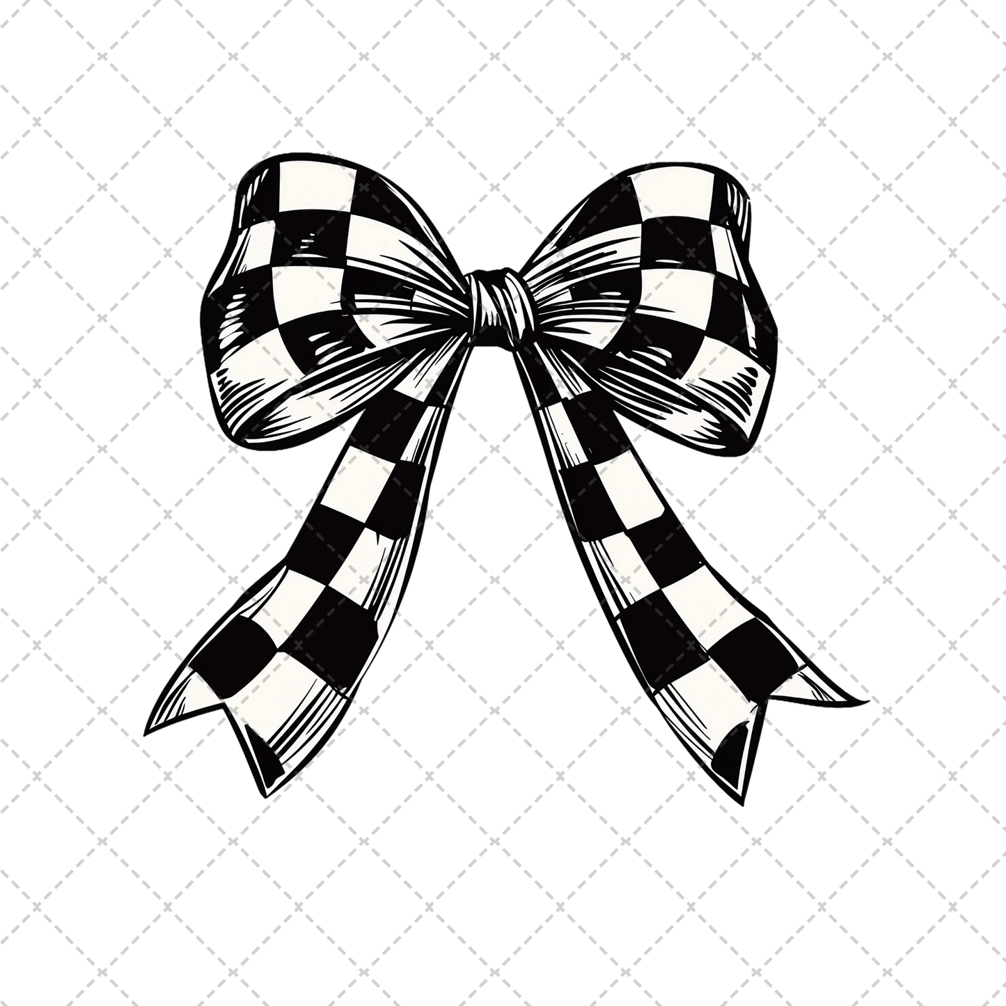 Checkered Coquette Transfer