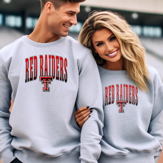 Red Raider Huge Football Tall Transfer