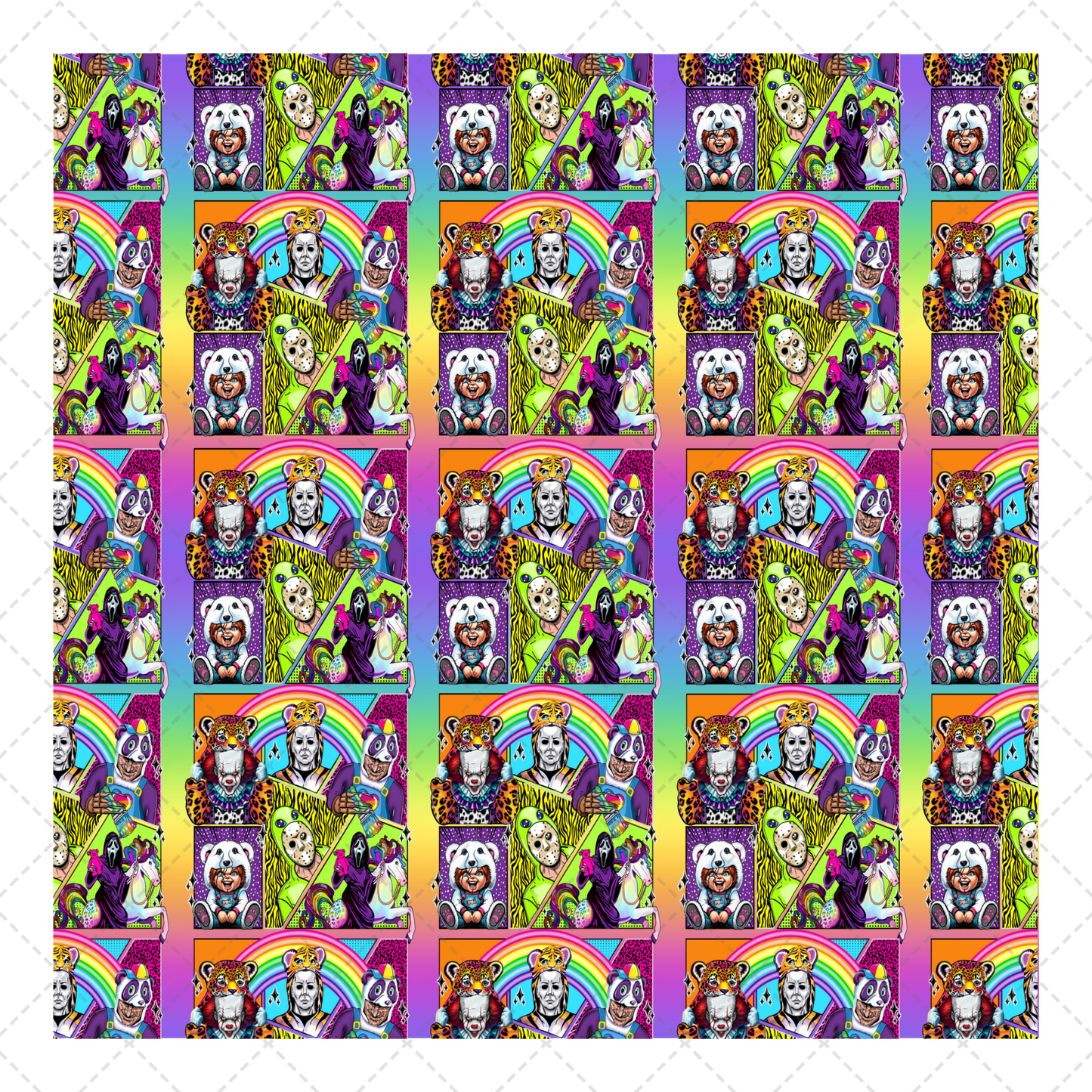 Seamless Horror Tumbler Wrap