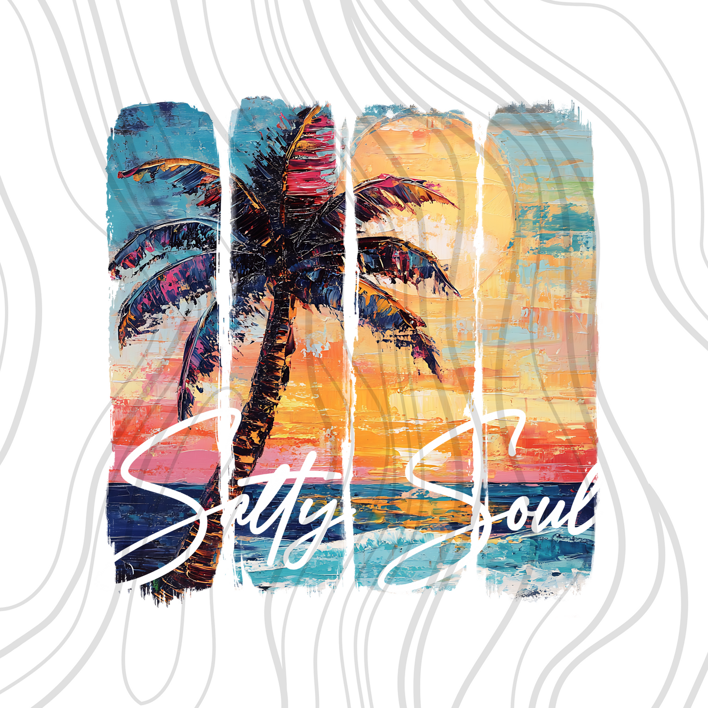 Salty Soul Brush Stroke Transfer