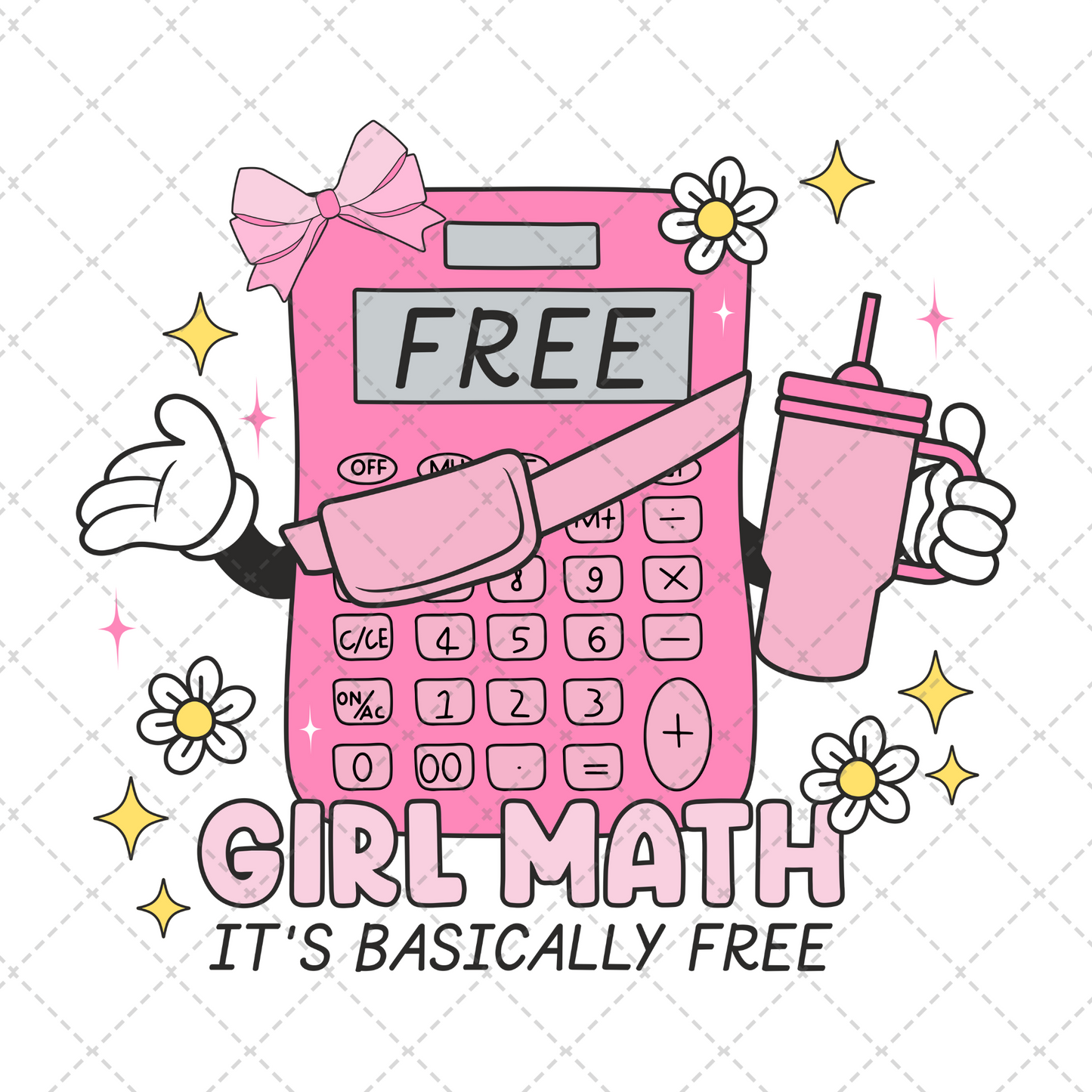 Girl Math Calculator Transfer