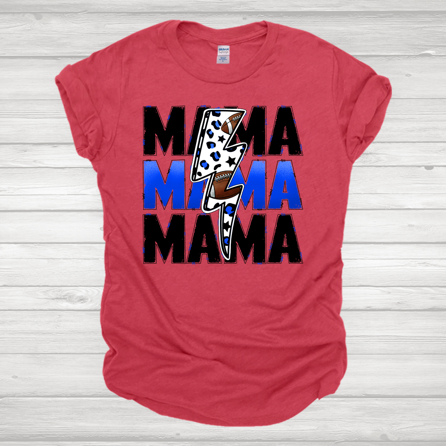 Football Mama Blue Transfer