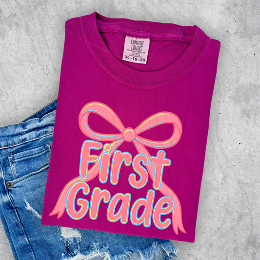 1st Grade Coquette Transfer