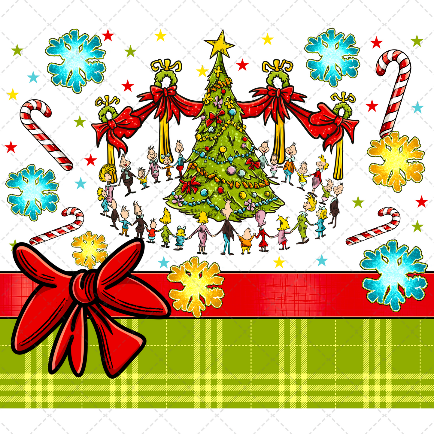 Whoville Christmas Tumbler Transfer