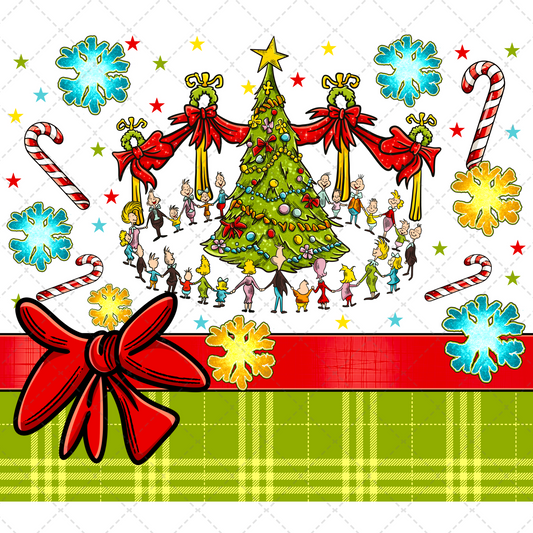 Whoville Christmas Tumbler Transfer