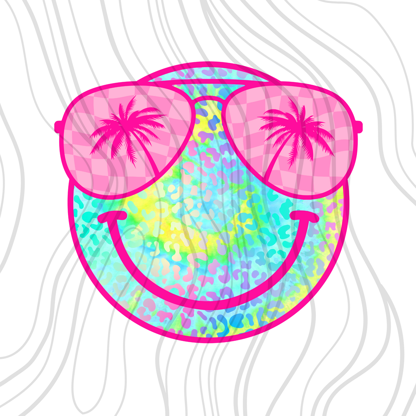 Lake Bum Smile Transfer ** TWO PART* SOLD SEPARATELY**
