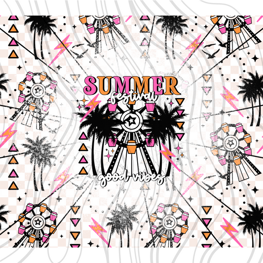 Summer Festival Tumbler Wrap