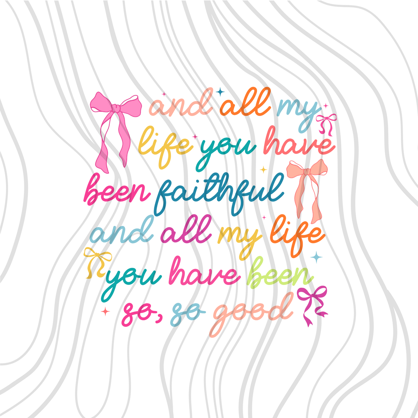 And All My Life You Have Been Faithful Transfer