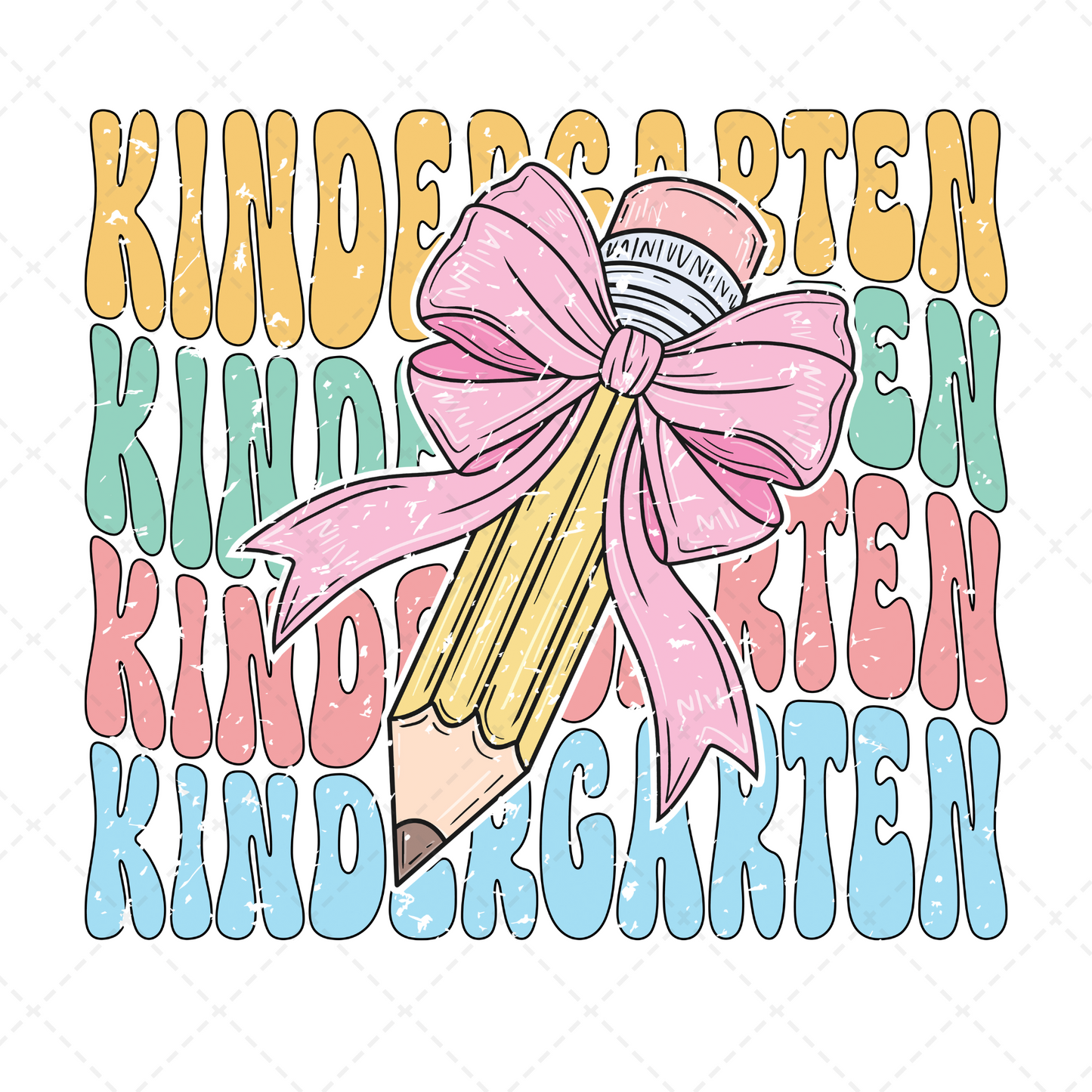 Kindergarten Bow Transfer