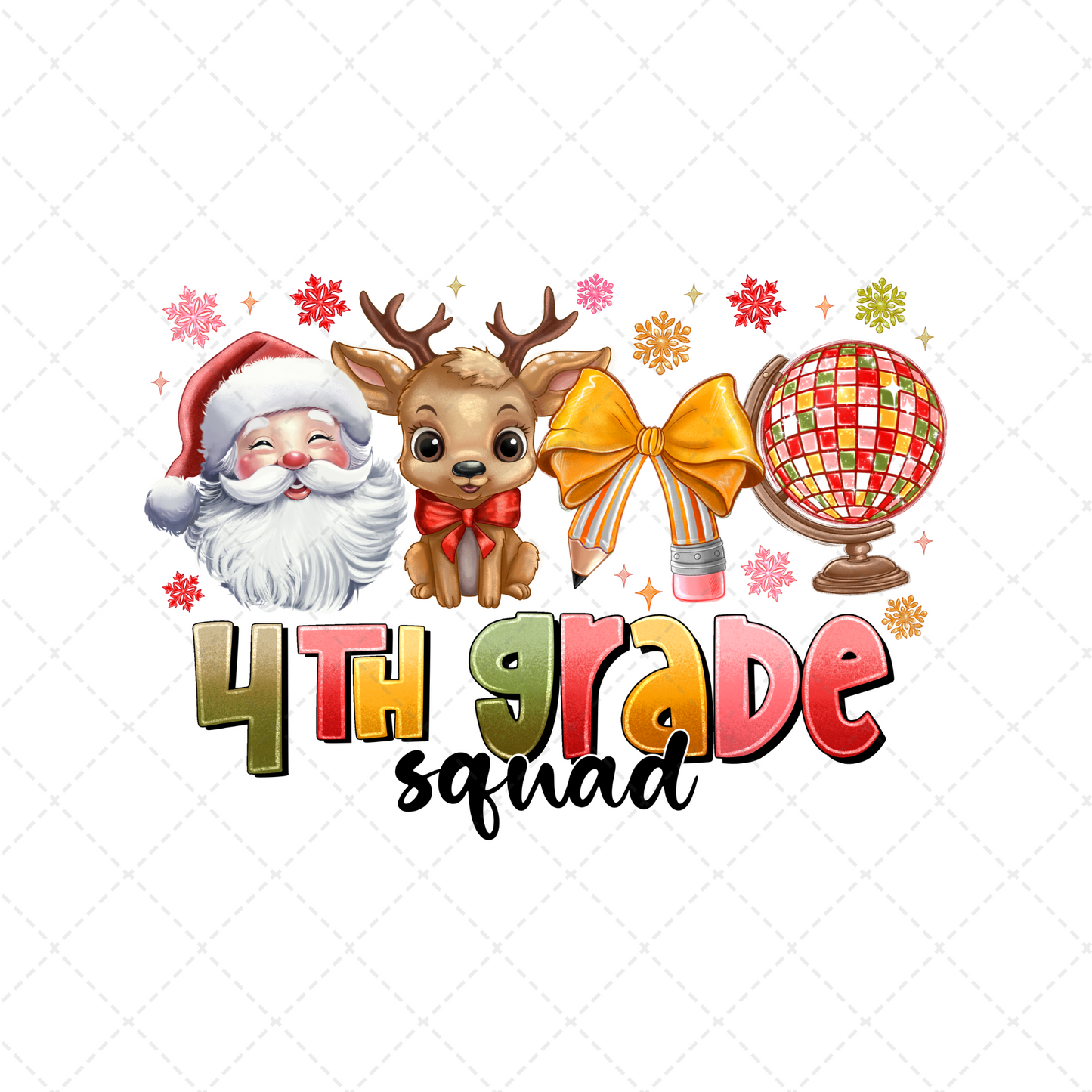 4th Grade Squad Christmas Transfer
