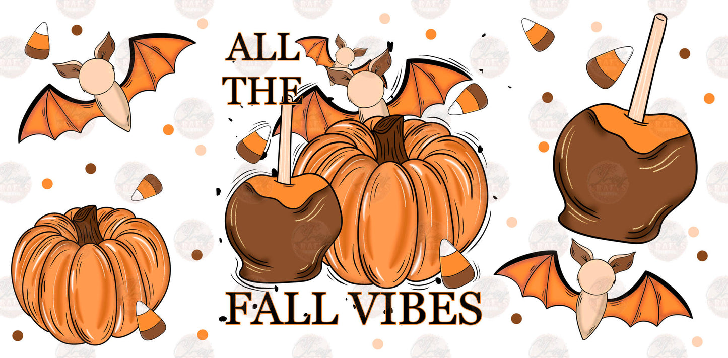 All The Fall Vibes Tumbler Wrap 16oz Libbey Wrap