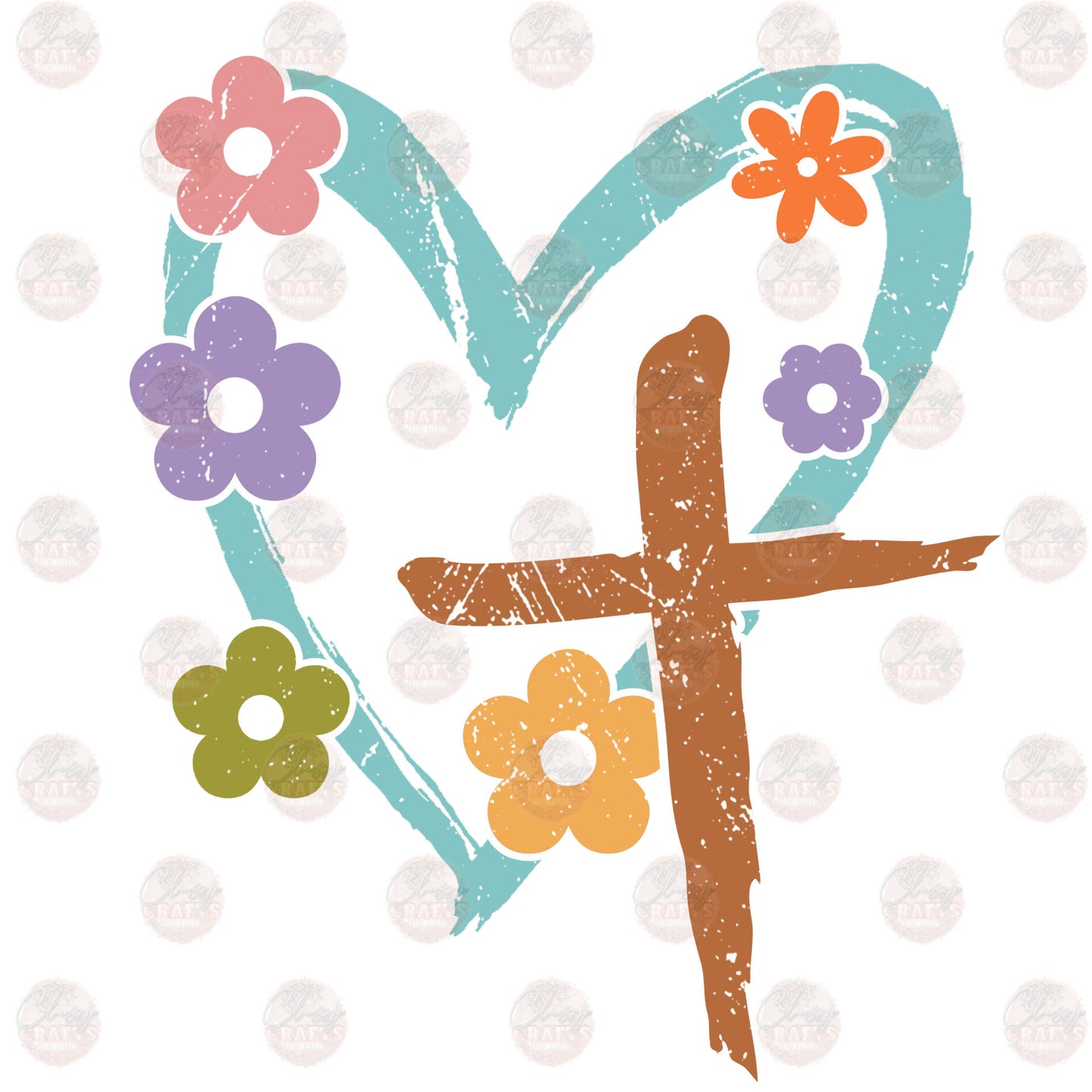 Amen Boho Cross Two Part **Sold Separately** Transfer