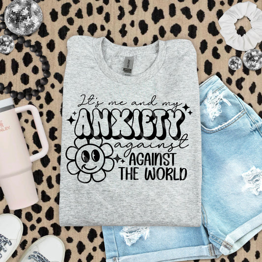 Anxiety Single Black Transfer