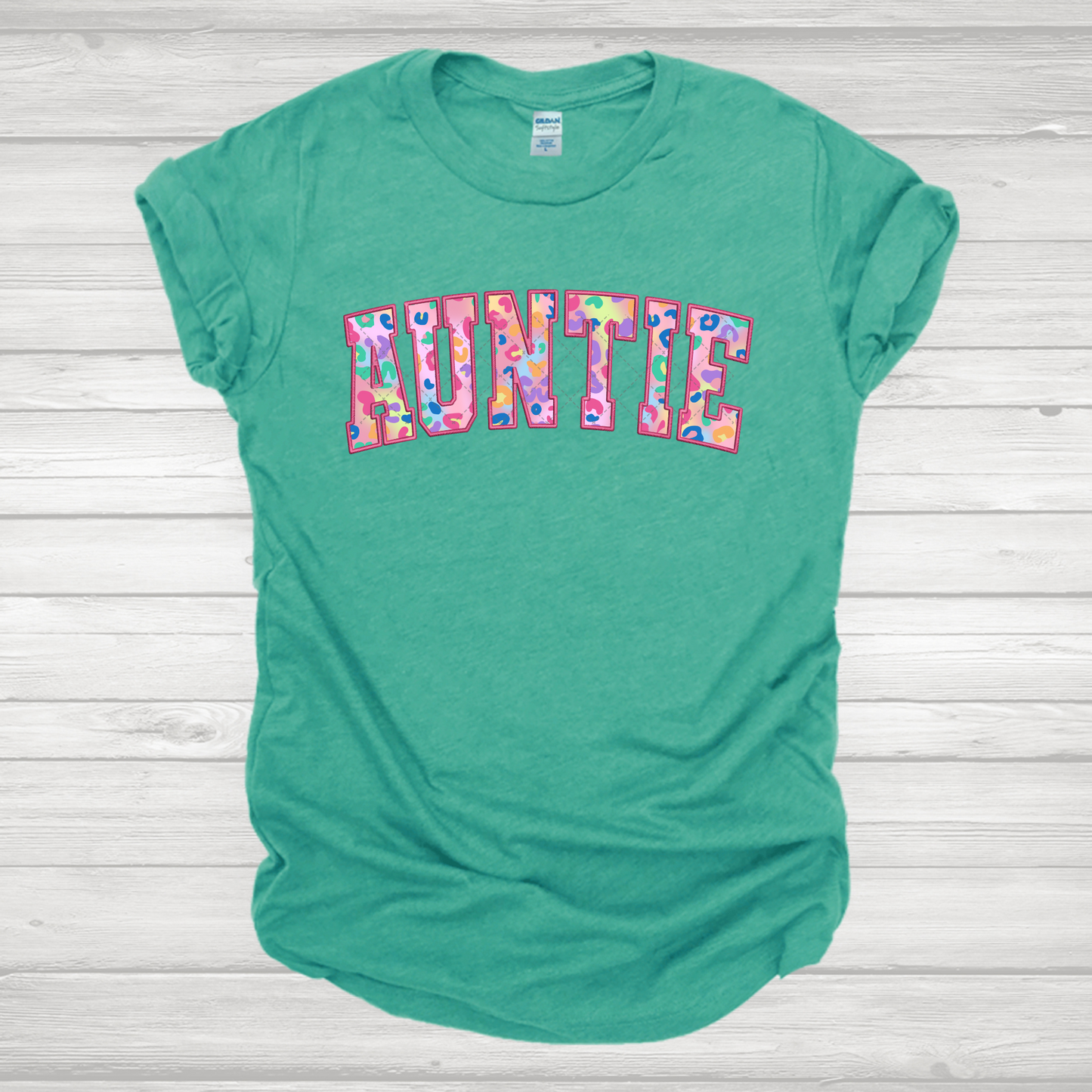 Auntie Pink Cheetah Transfer