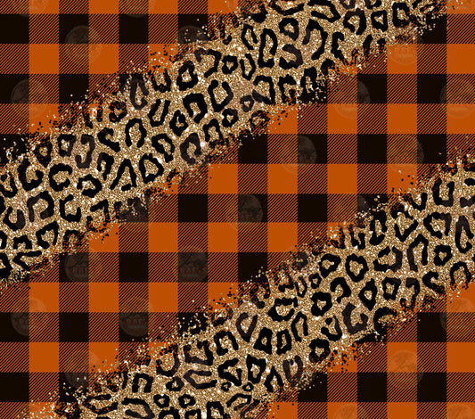 Autumn Cheetah Tumbler Wrap