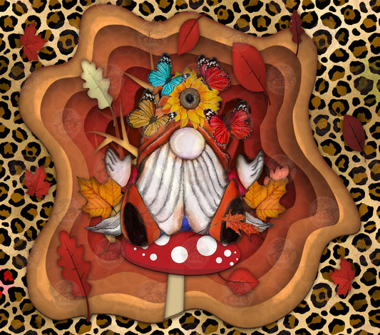 Autumn Gnome Tumbler Wrap
