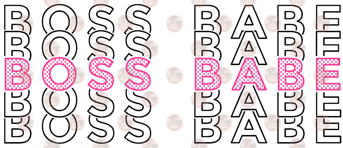 Boss Babe Stack Transfer