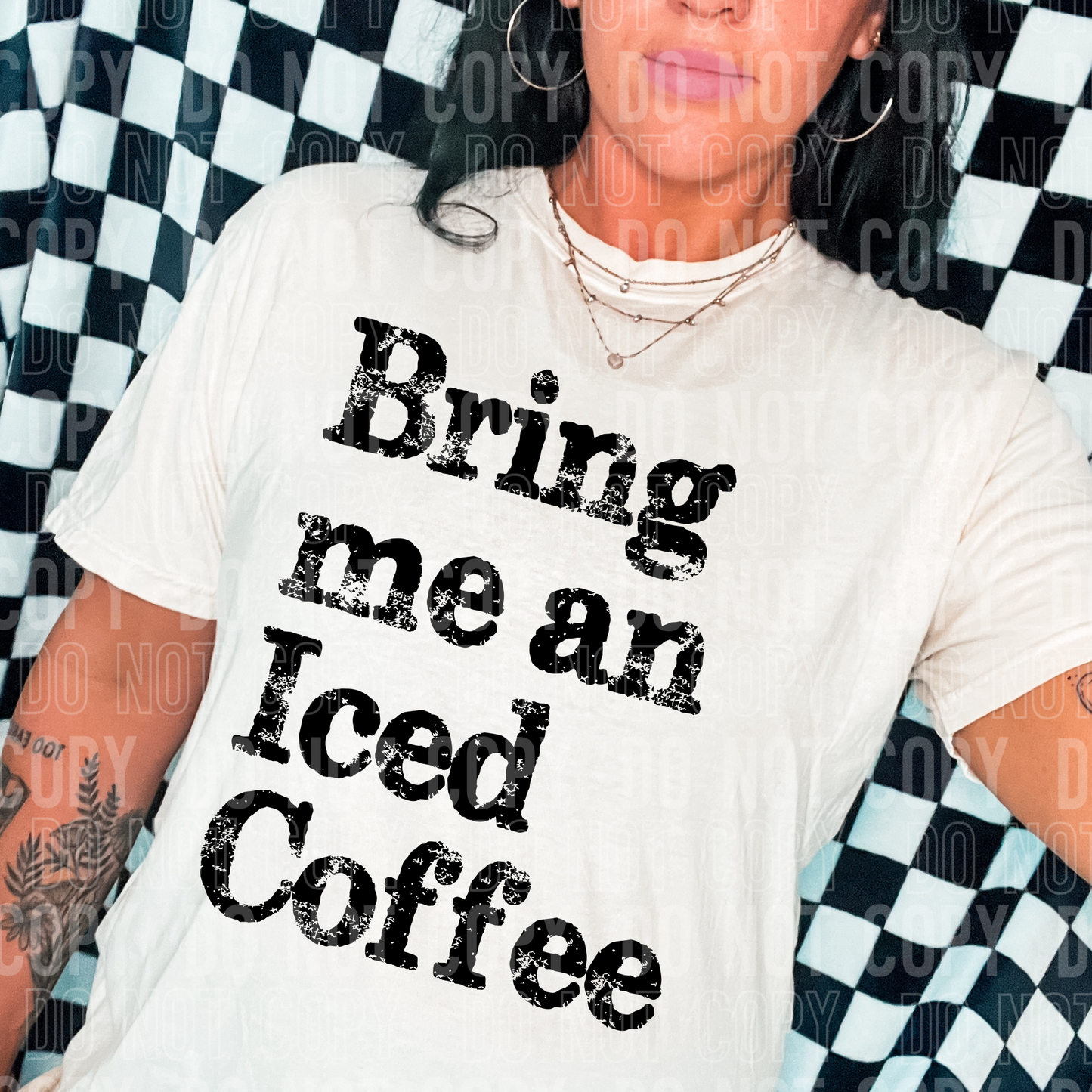 BRING ME AN ICED COFFEE TRANSFER