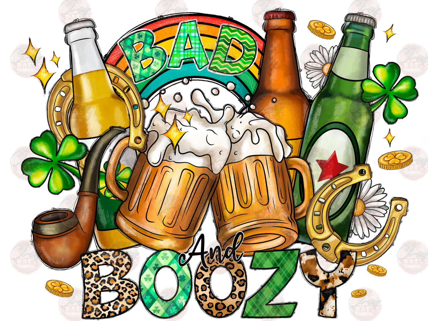 Bad & Boozy St Patrick's Day Transfer