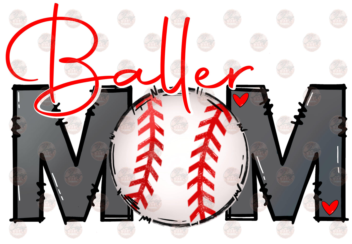 Baller Mom Baseball Transfer