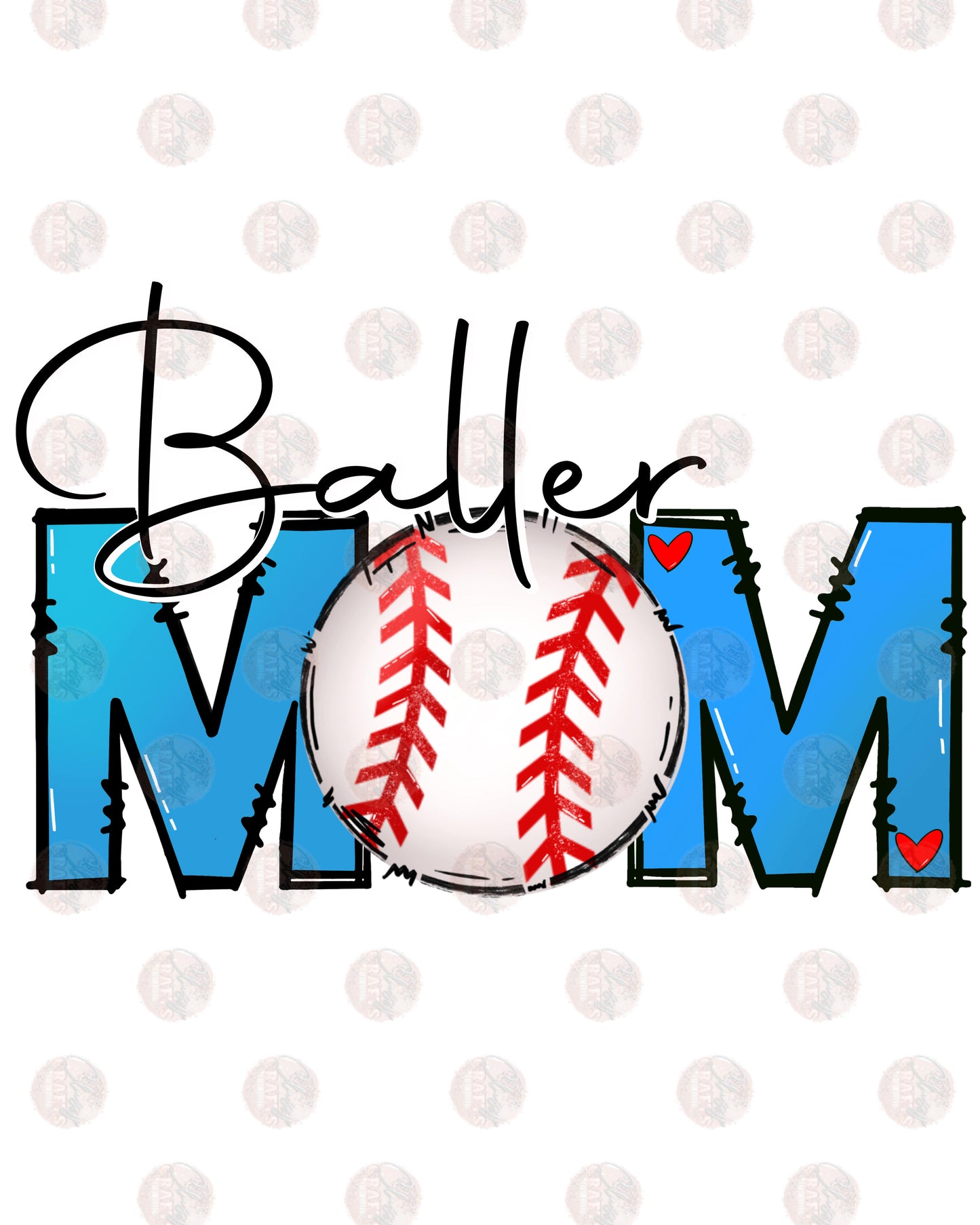 Baller Mom Baseball Transfer